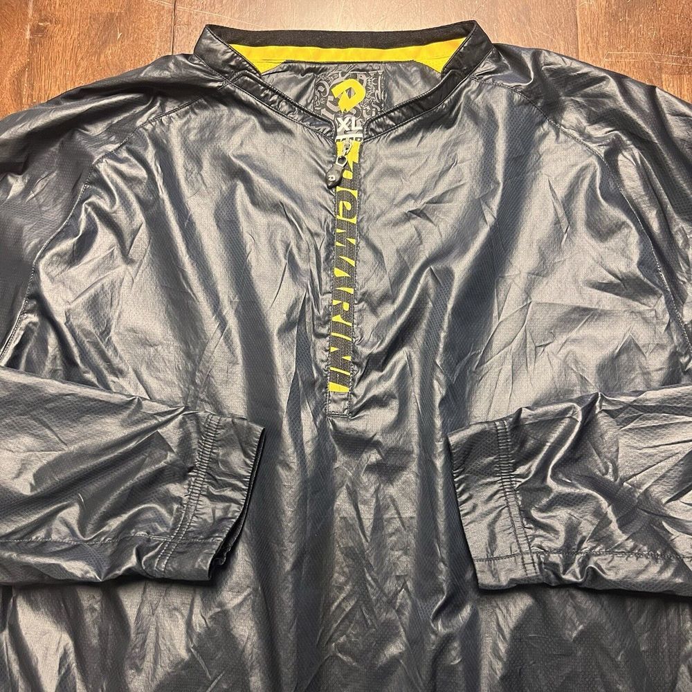 DeMarini‎ Pyro Batting Practice Jacket Mens XL 1/4 Zip Pullover Windbreaker